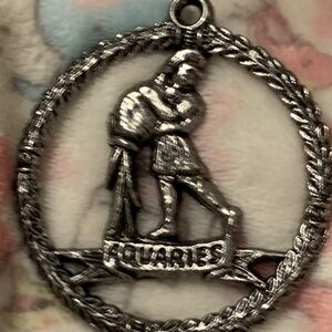 Silver Aquarius Pendant